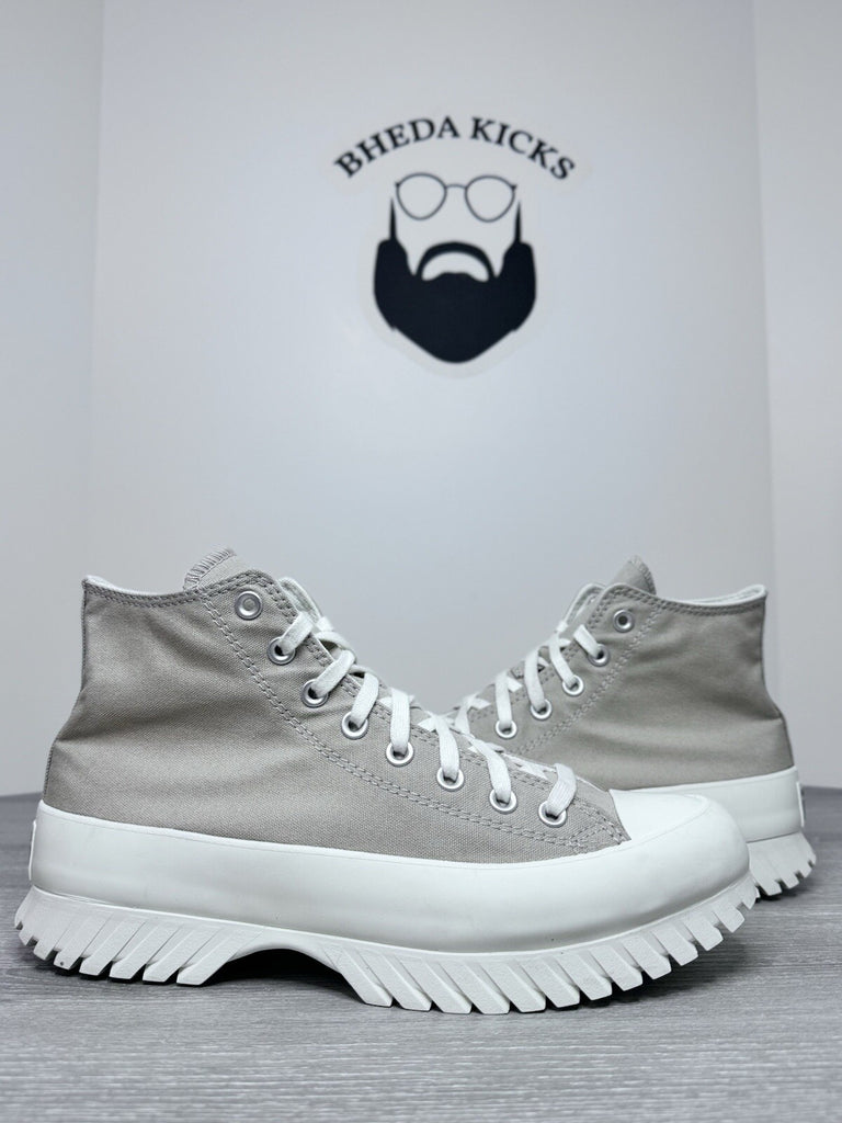 Size 9.5 Men Converse Chuck Taylor Lugged 2.0 Platform Hi  Beige Canvas A05098C