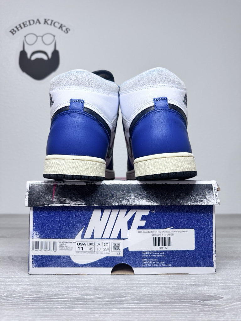 Size 11 - Air Jordan 1 Retro OG High Rare Air Deep Royal Blue DZ5485-100