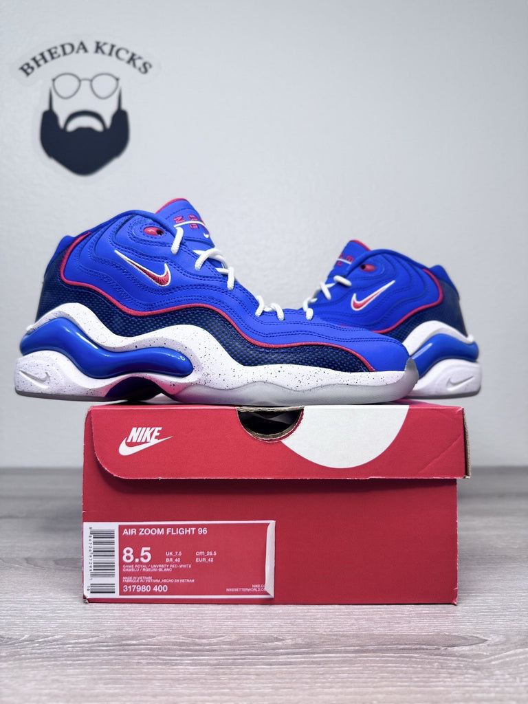 Size 8.5 - Nike Air Zoom Flight 96 Iverson Banned 317980-400 Question Brand New