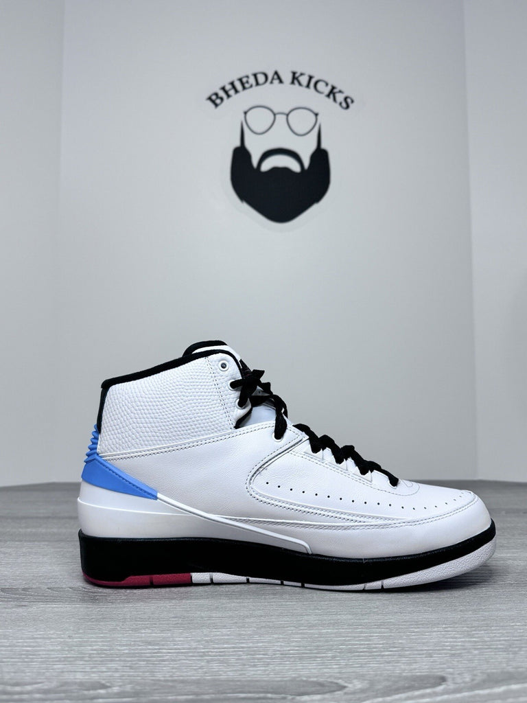 Size 10 Nike Air Jordan 2 Retro x Converse Alumni 2017 917360- 105 White NEW DS