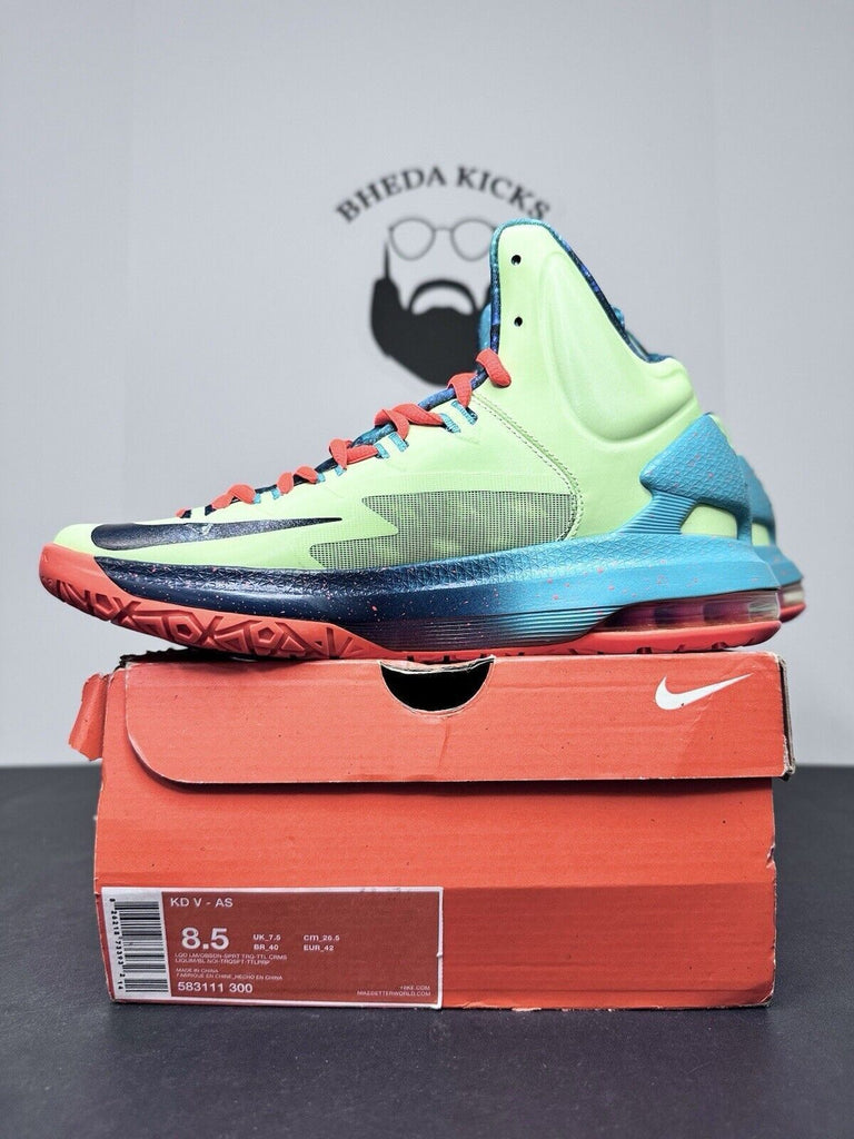 NEW DS Nike KD 5 All-Star Area 72 583111-300 Authentic Rare Men’s Size 8.5