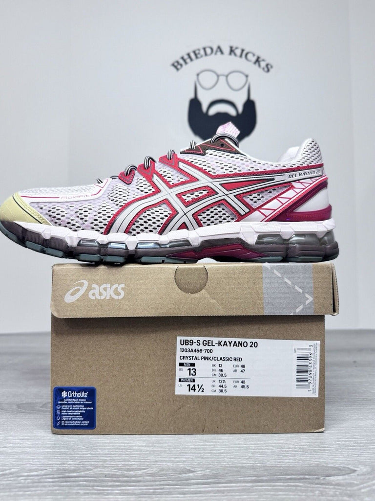 Size 13 - Asics Sportstyle UB9-S Gel-Kayano 20 Crystal Pink Red 1203A456-700