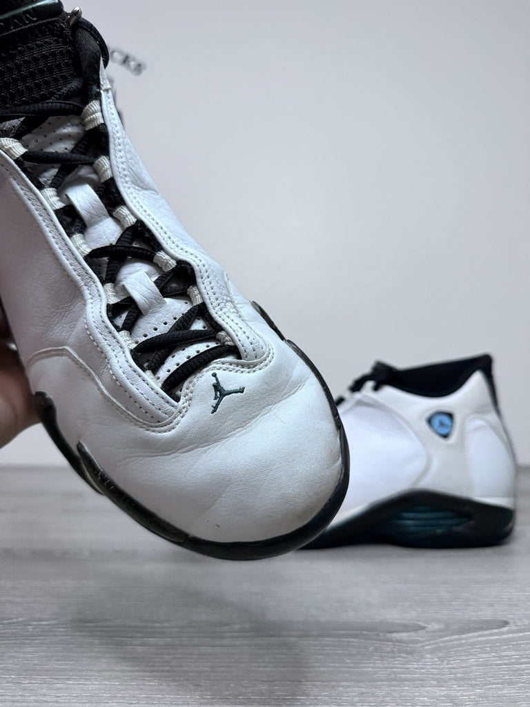Size 12 - Air Jordan 14 OG 1999 Oxidized Green 136011-103 Preowned Authentic
