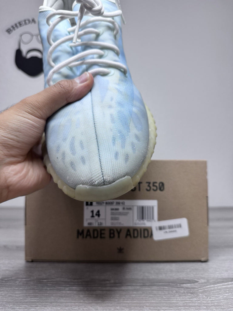 Size 14 - Adidas Men's Yeezy Boost 350 V2 Mono Ice GW2869 Preowned Authentic