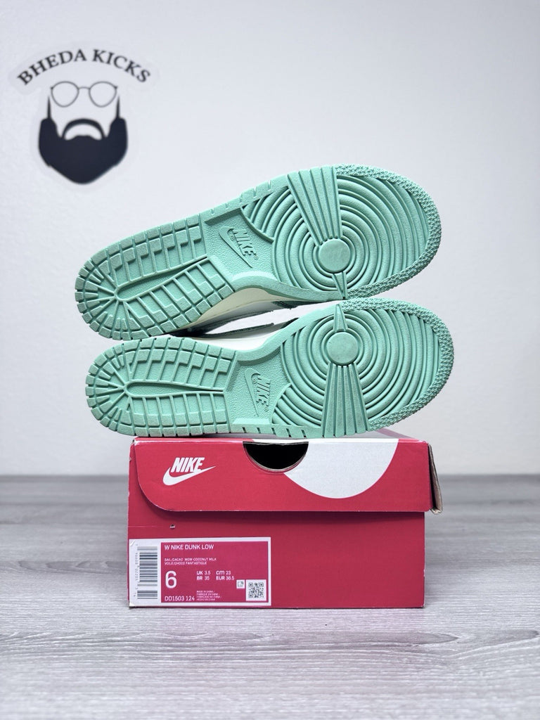 Size 6W - Nike Dunk 1985 High Green Denim DV1143-300 Authentic Worn Once