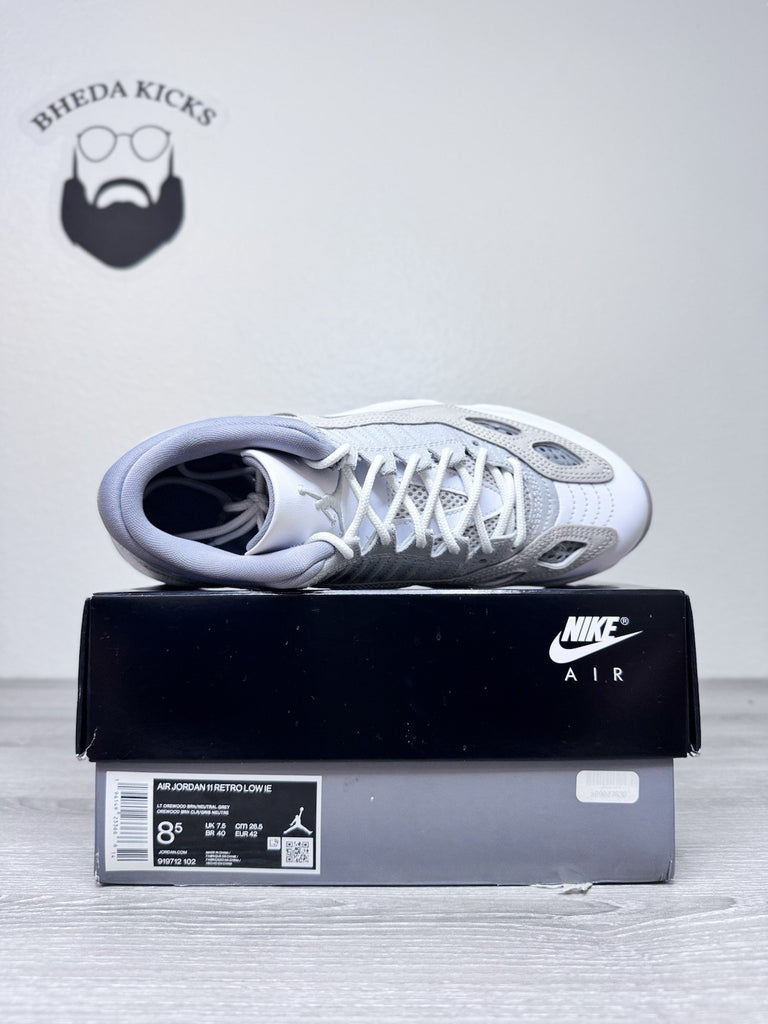 Size 8.5 - Air Jordan 11 Retro Low IE Light Orewood Brown White 919712-102