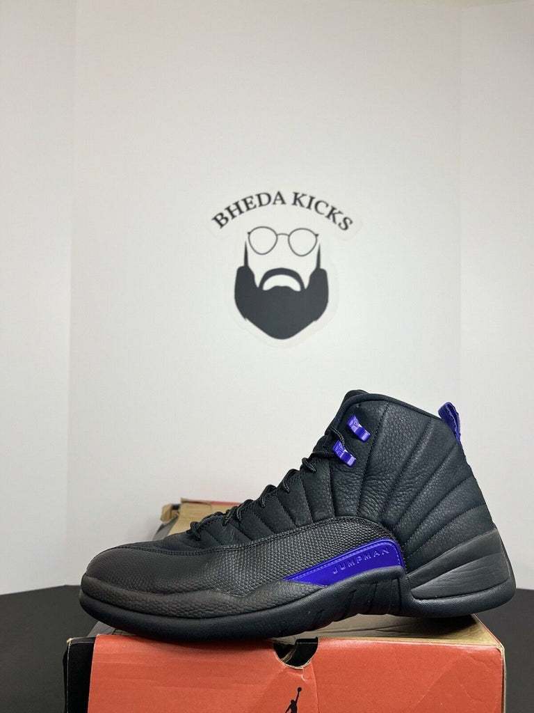 Nike Air Jordan 12 Retro Dark Concord Black CT8013-005 Preowned Men's Size 14