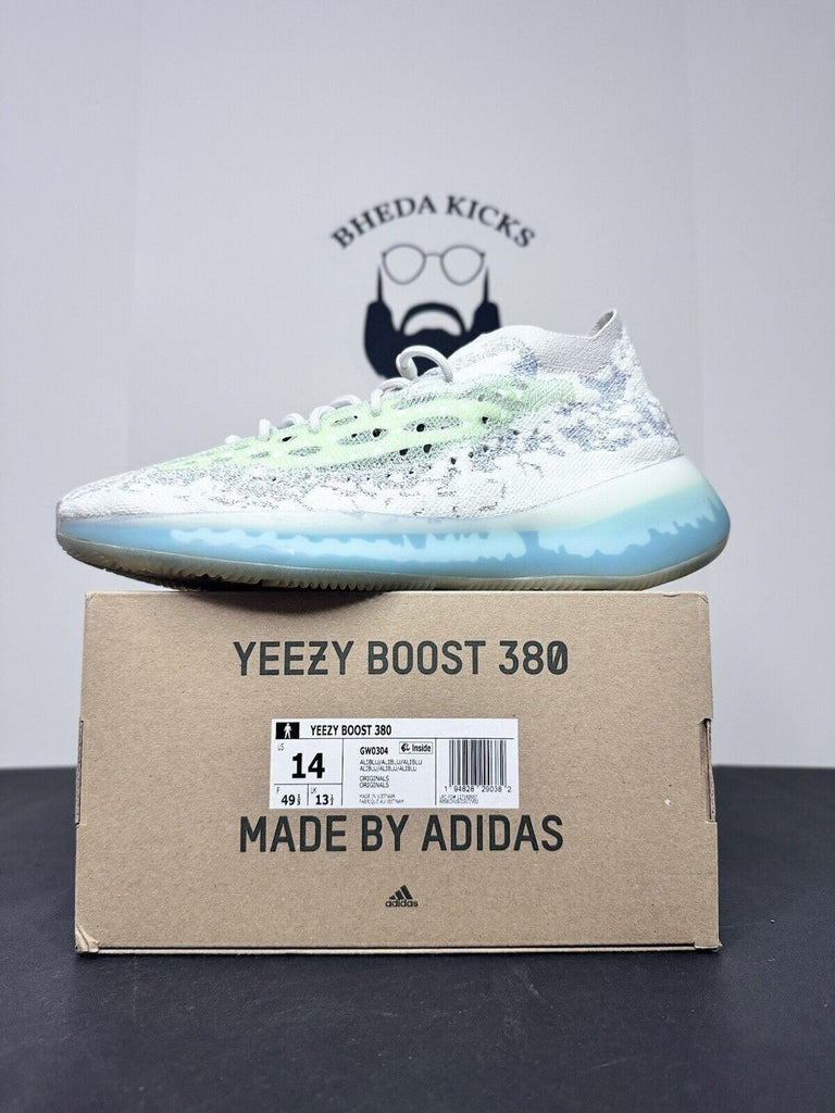 Adidas Yeezy Boost 380 Alien Blue GW0304 2021 Preowned Authentic Men’s Size 14