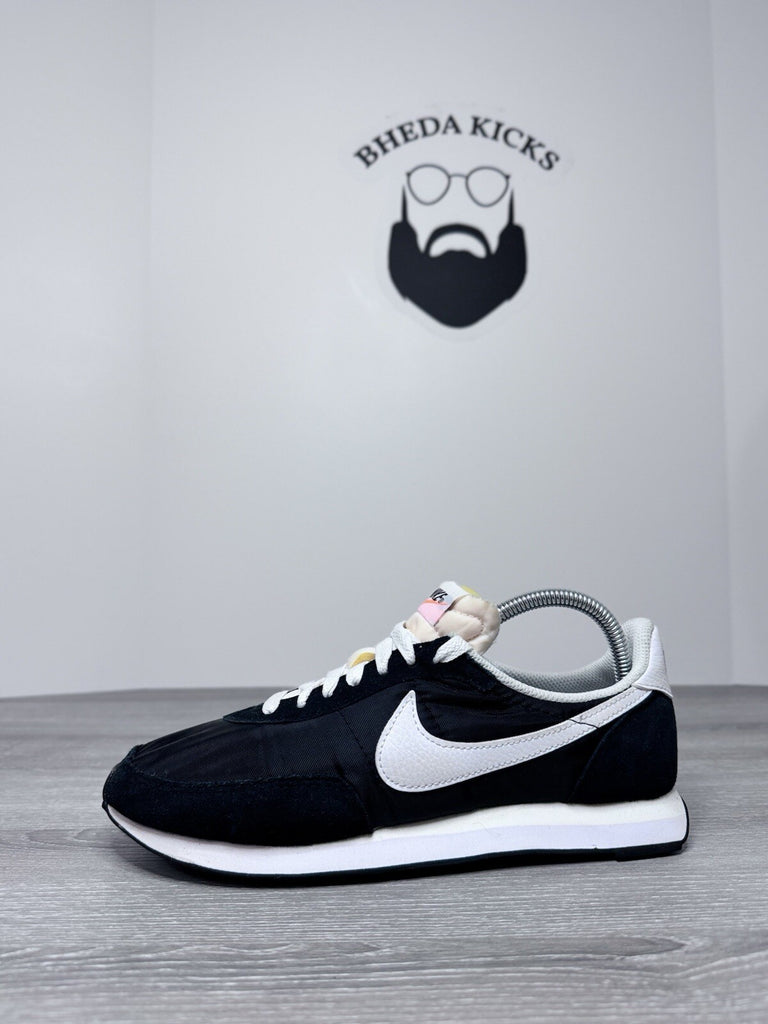 Size 7.5 - Nike Waffle Trainer 2 Shoes Black Total Orange White DH1349-001 Mens