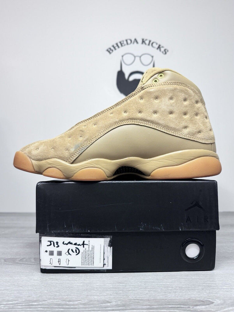 Size 11 - Nike Air Jordan 13 Retro Wheat Sneakers Shoes Gold 414571-705 2017