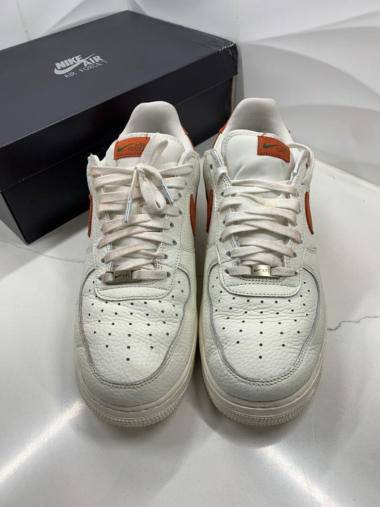 Nike Air Force 1 '07 Craft White Mantra Orange CV1755-100 Men's 12