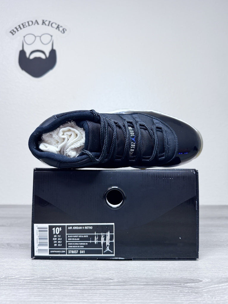 Size 10.5 - Nike Air Jordan 11 Retro Space Jam 2009 Black 378037-041 Brand New