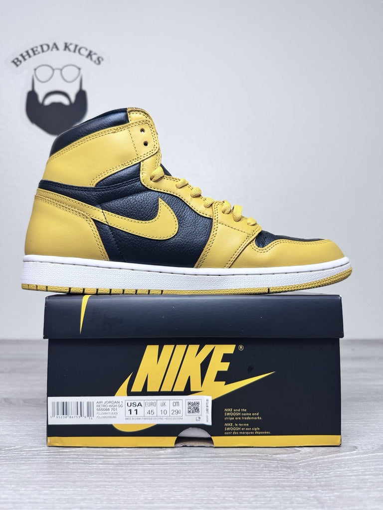 Size 11 - Air Jordan 1 Retro High Pollen 555088-701 Preowned Authentic Og