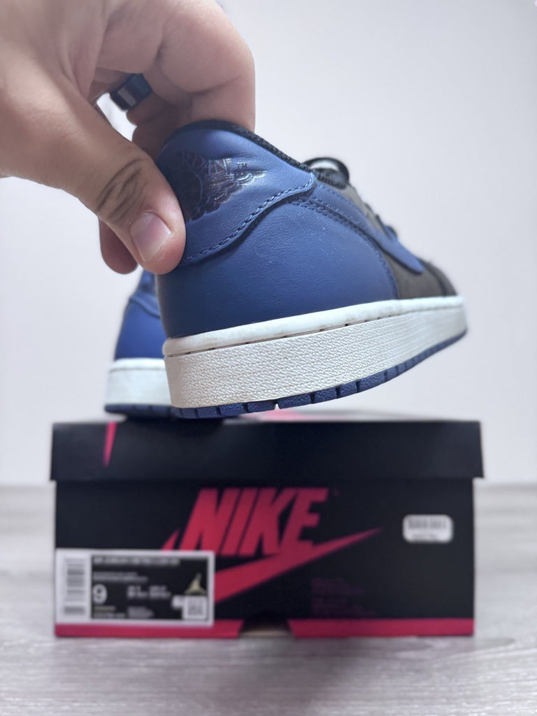 Size 9 - Nike Air Jordan 1 Low Mystic Navy CZ0790-041 Authentic Preowned