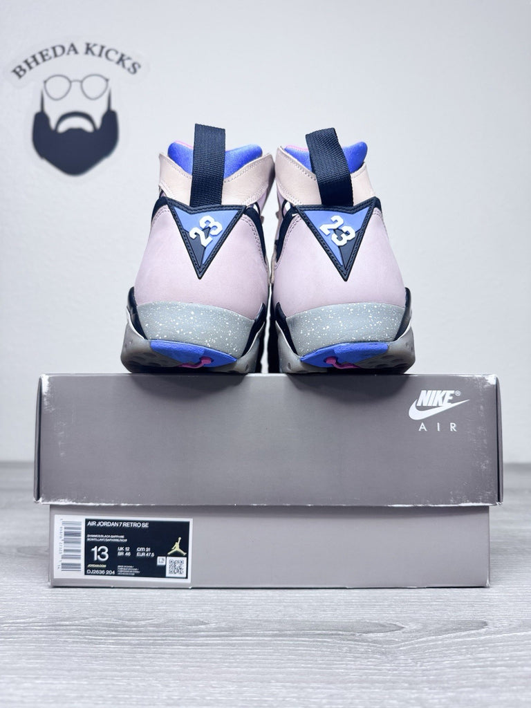 Size 13 - Nike Air Jordan 7 Retro SE Sapphire Men’s DJ2636-204 Preowned