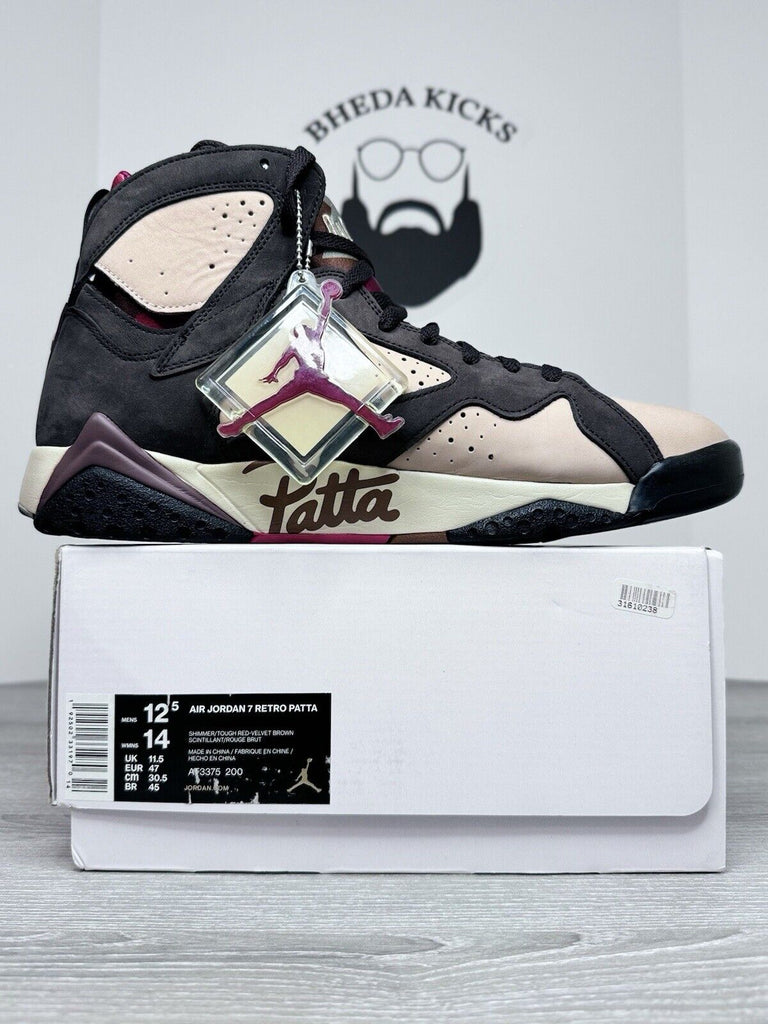 Size 12.5 - Patta x Air Jordan 7 Retro OG SP Shimmer (AT3375-200) Worn Once