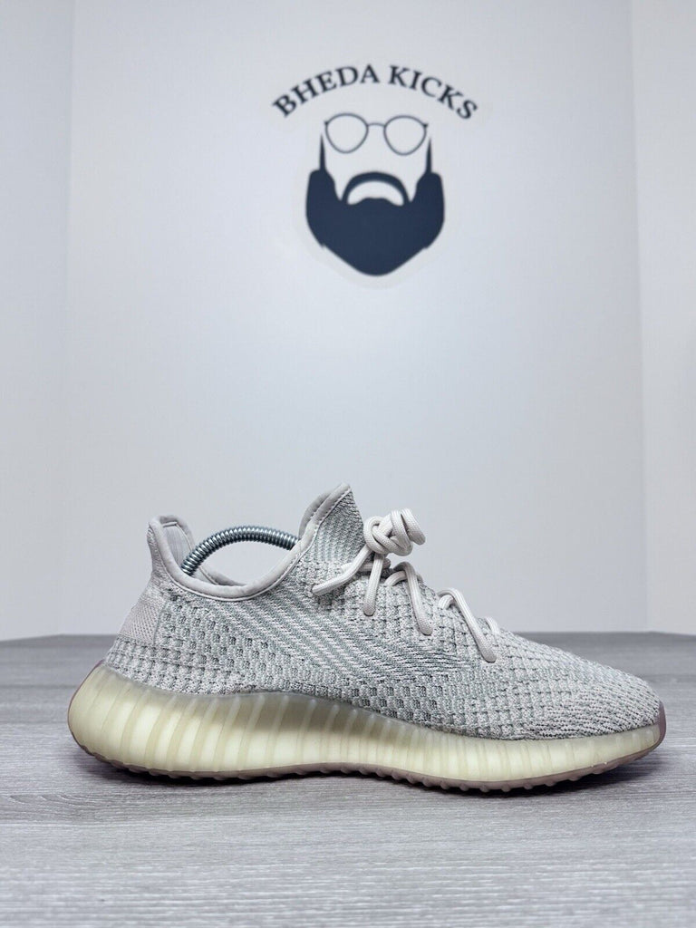 Size 9.5 - Yeezy Boost 350 V2 Citrin Non-Reflective Green Grey (FW3042)