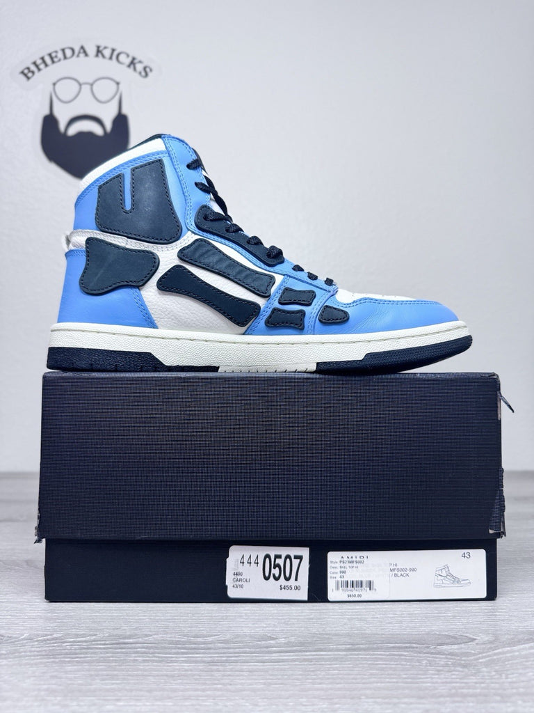 Size 43 EU/10 US - Amiri Skel Top Hi Carolina Blue Sneakers Men’s Authentic