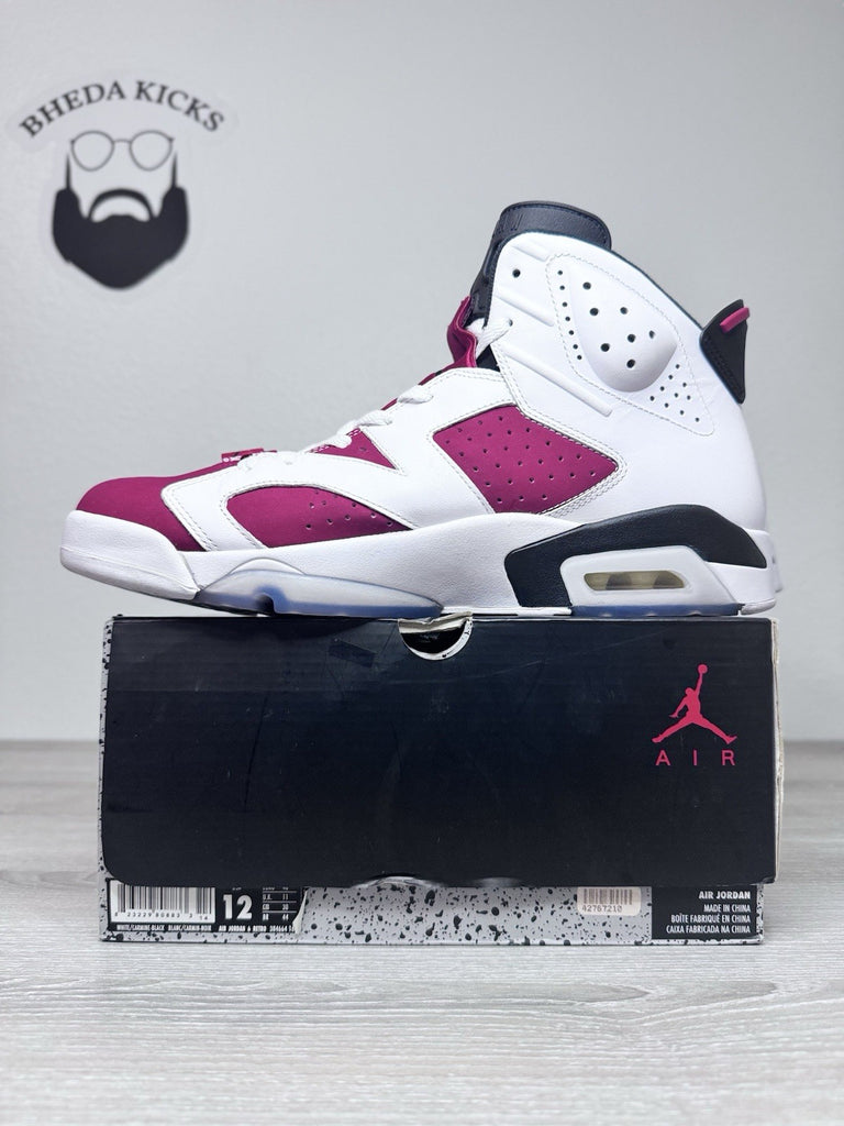 Size 12 - Air Jordan 6 Retro 2014 Carmine 384664-160 Preowned Authentic