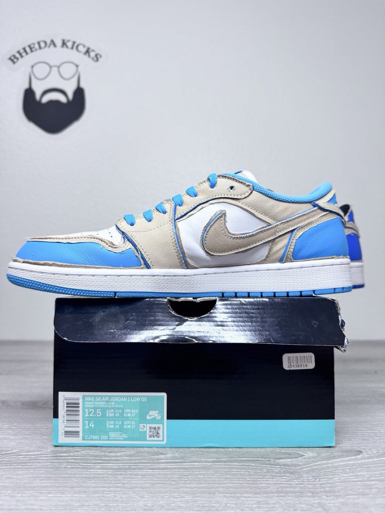 Size 12.5 - Air Jordan 1 Low x Nike SB Mountain Desert Ore Sneakers CJ7891-200
