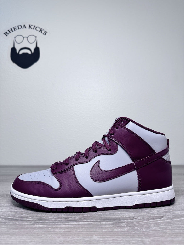 Size 15 - Nike Dunk High Retro Dark Beetroot Maroon Red Grey DD1399-600