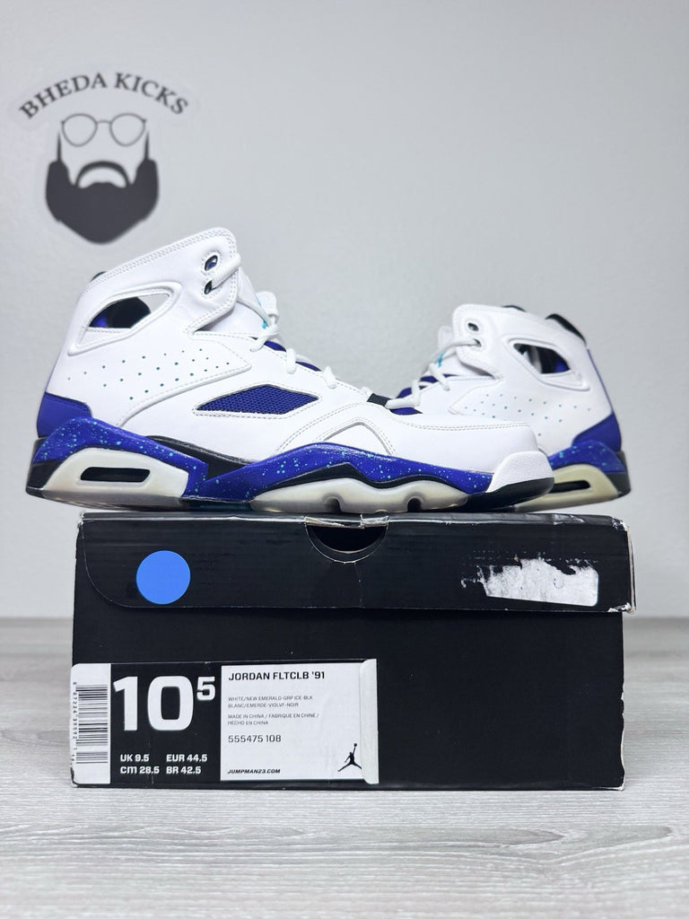 Size 10.5 - Nike Air Jordan Flight Club '91-555475-108 Men White Basketball NEW