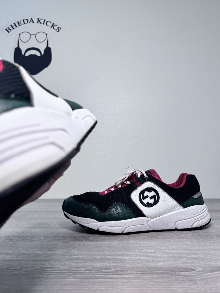 Size 10.5 US - Gucci Rhyton Mesh White Red Green Mesh Mens Sneakers