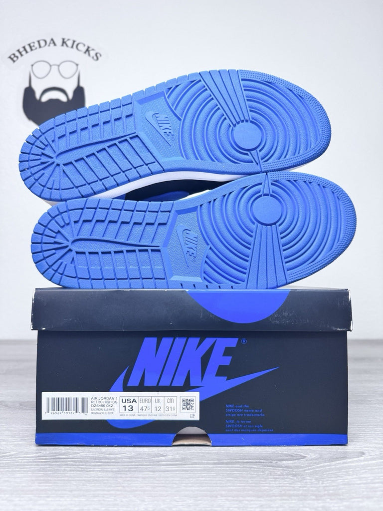 Size 13 - Jordan 1 Retro OG High Black Royal Blue Reimagined DZ5485-042