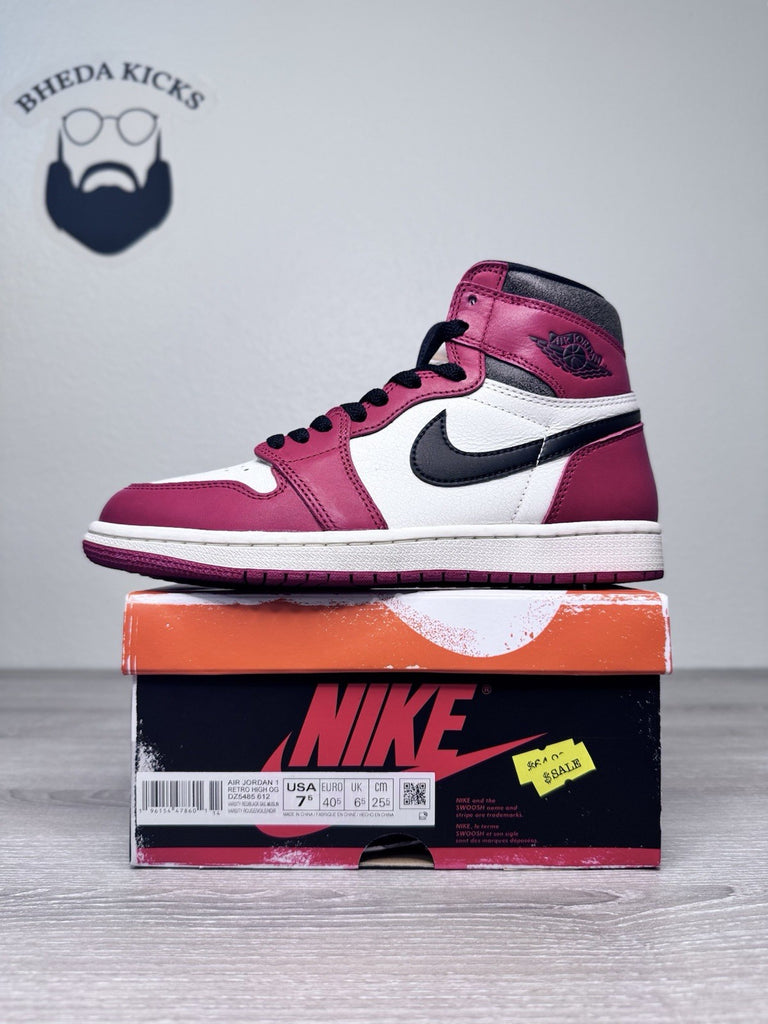 Size 7.5 - Air Jordan 1 Retro High OG Chicago Lost & Found Preowned DZ5485-612