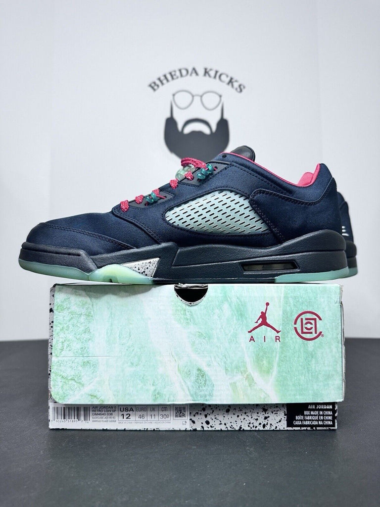 Air Jordan 5 Retro Low DM4640-036 CLOT Jade Preowned Authentic Men’s Size 12