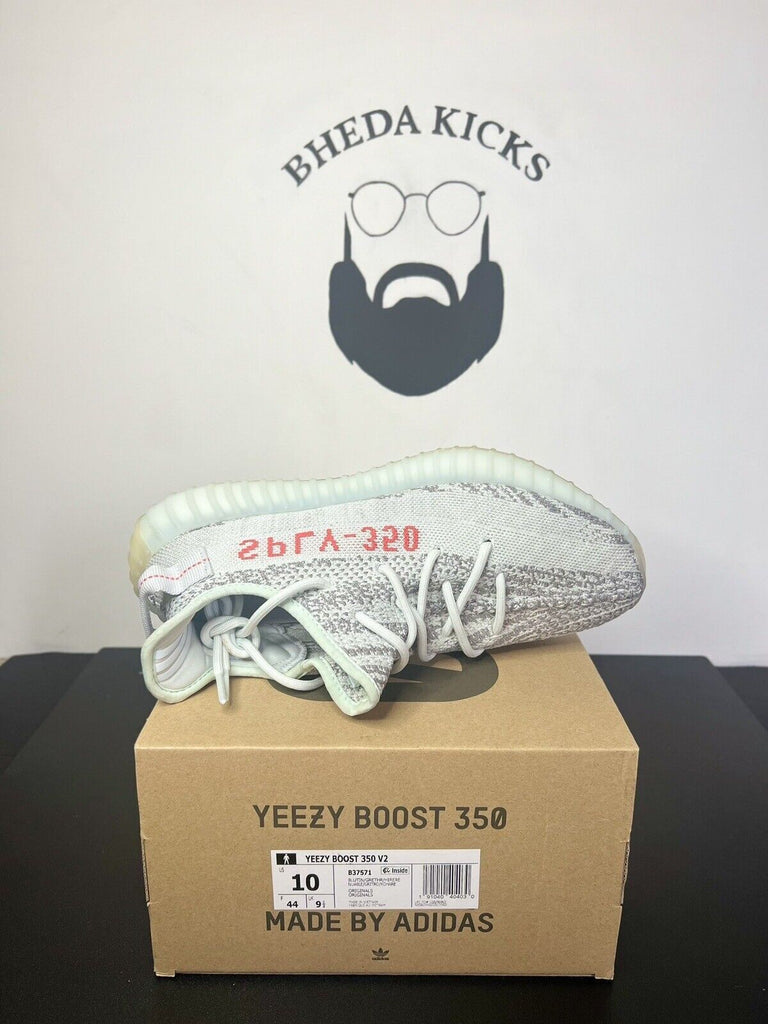 Adidas Yeezy Boost 350 V2 Blue Tint B37571 OG Retro Mens Authentic Rare Size 10