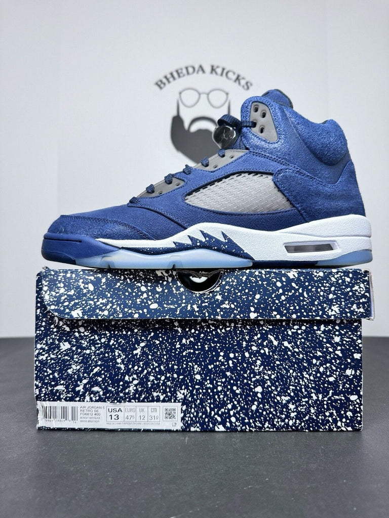 Nike Air Jordan 5 Retro SE Georgetown Midnight Navy 2023 FD6812-400 Size 13