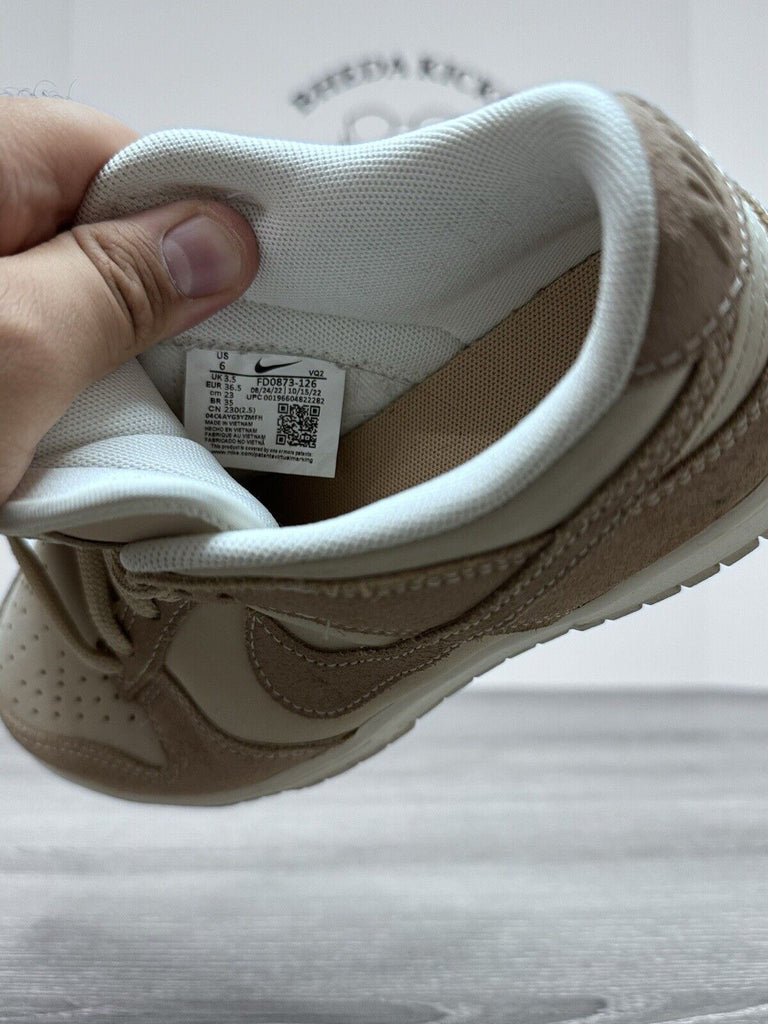 Size 6W/ 4.5M - Nike Dunk Low Sand Drift  FD0873-126 Preowned Authentic