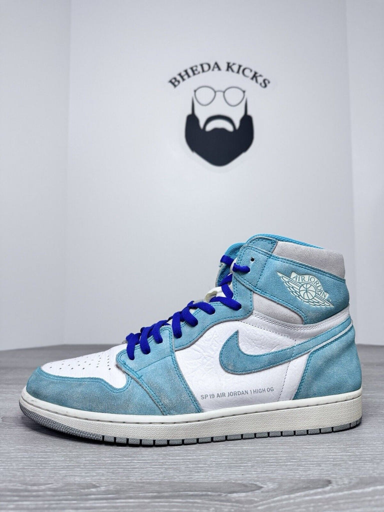 Size 14 - Nike Air Jordan 1 High Turbo Green 555088-311 OG Preowned Authentic