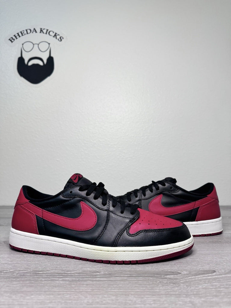 Size 12.5 - Air Jordan 1 Retro OG Low Bred Preowned 705329-001 Preowned