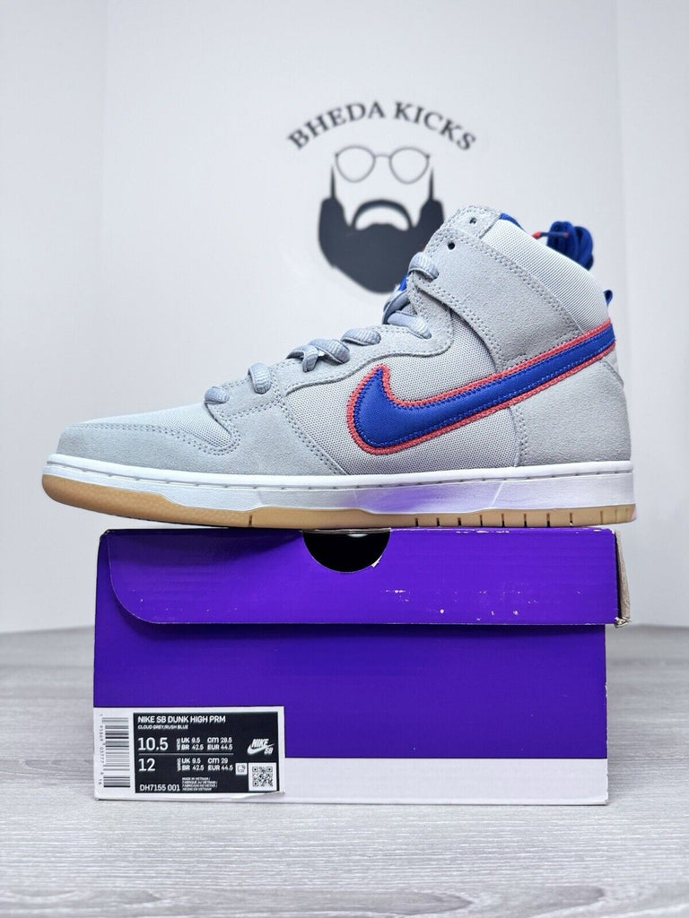 Size 10.5 - Nike SB Dunk High New York Mets Mens DH7155-001 NEW DS