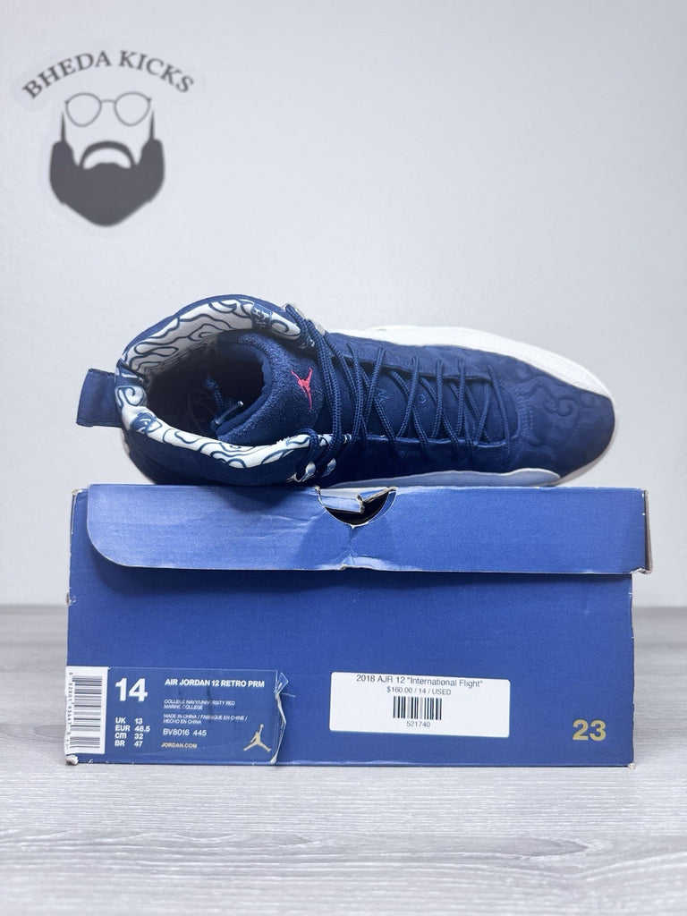 Size 14 - Air Jordan 12 Retro International Flight BV8016-445 Preowned