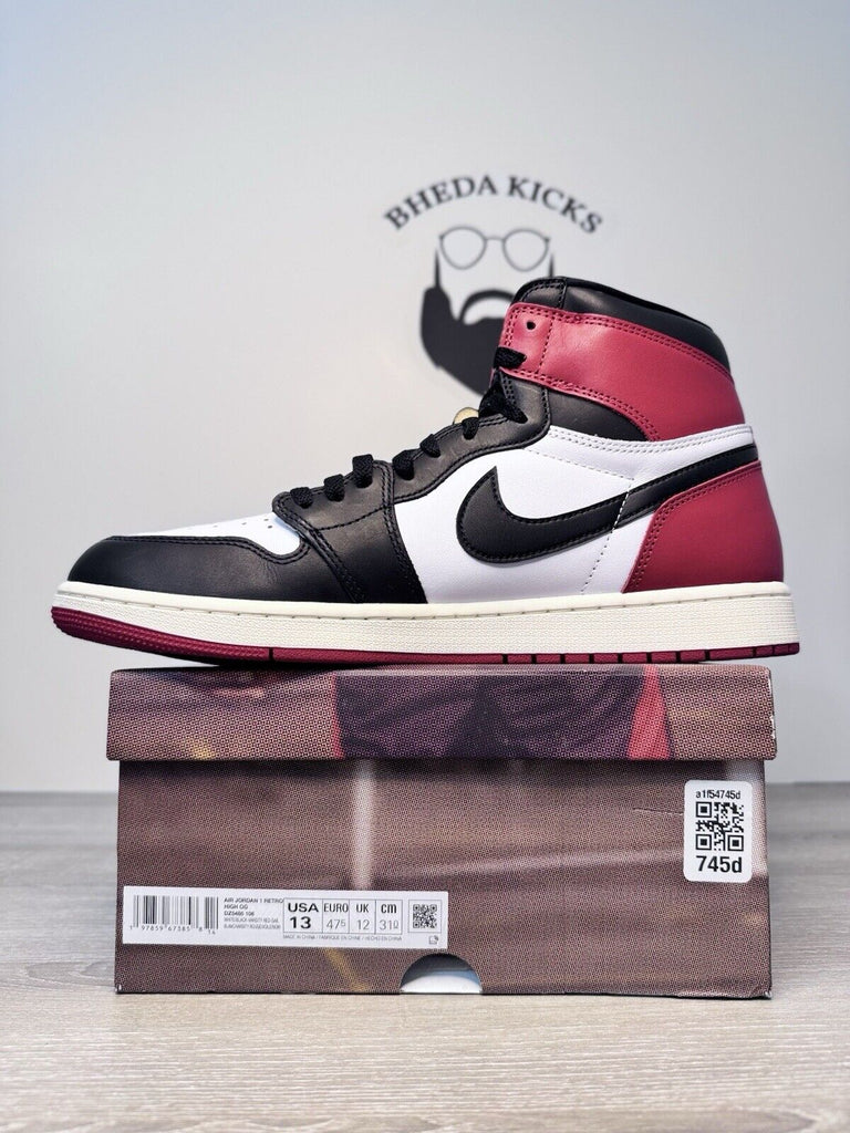 Size 13 - Air Jordan 1 Retro OG High Black Toe Reimagined DZ5485-106 (WORN ONCE)