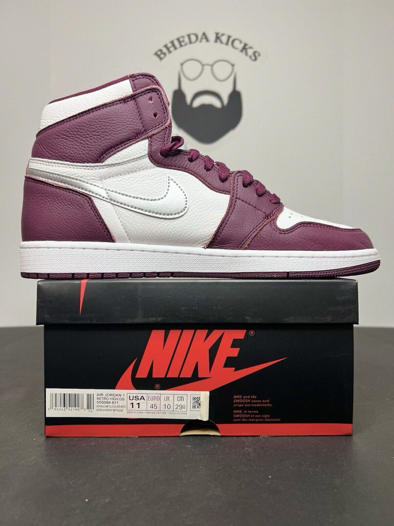 Nike Air Jordan 1 Retro High OG Bordeaux 555088-611 Preowned Men’s Size 11