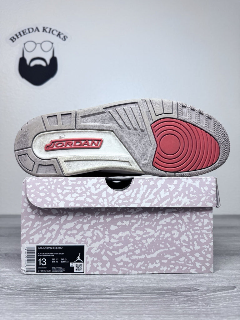 Size 13 - Air Jordan 3 Retro Mid Desert Elephant (CT8532-008) Preowned