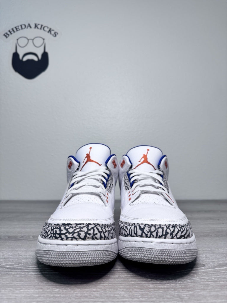 Size 16 - Air Jordan 3 Retro Knicks 136064-148 Preowned Authentic Rare
