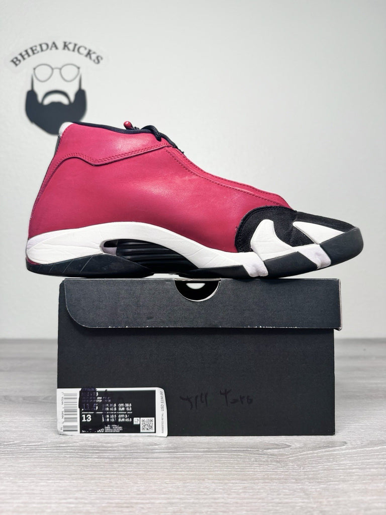 Sizd 13 - Nike Air Jordan Retro 14 Gym Red Toro Men's (487471-006) Preowned