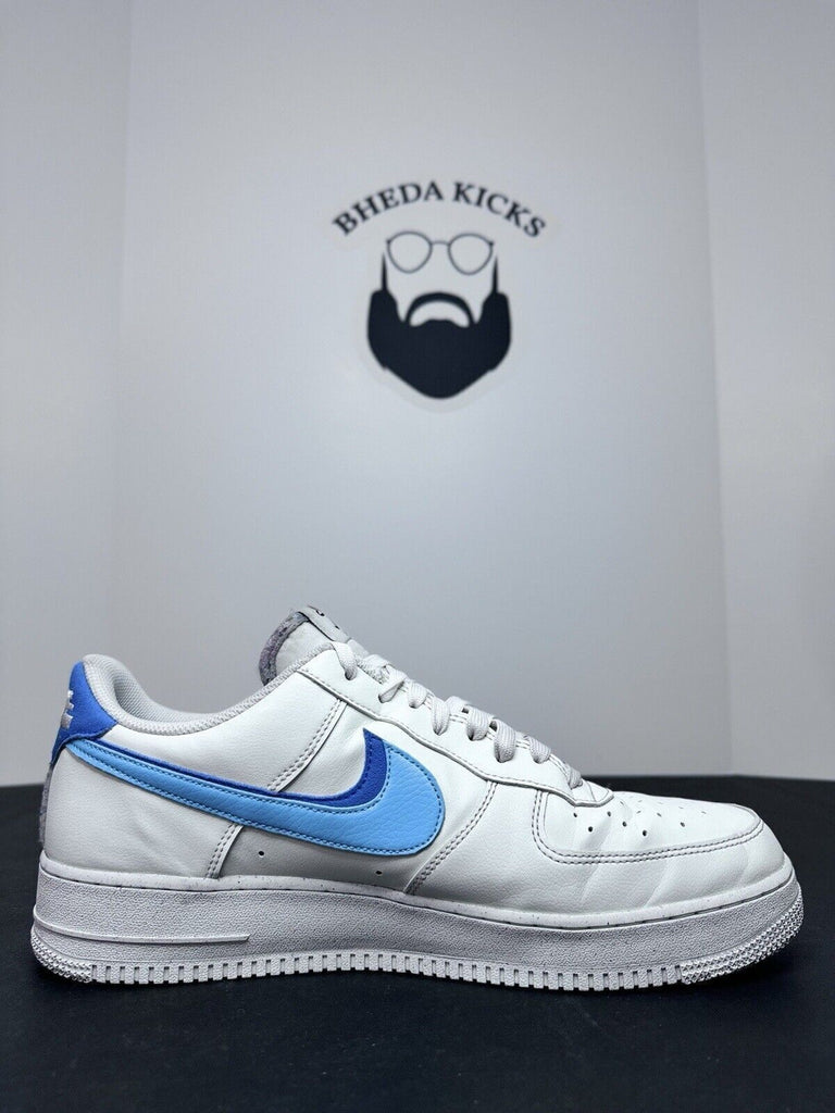 Nike Air Force 1 Low Double Swoosh Blue Medium Blue White DO9786-100 Size 13