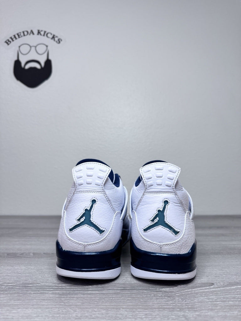 Size 15 - Nike Air Jordan Retro 4 Columbia Legend Blue White Midnight Navy 2015
