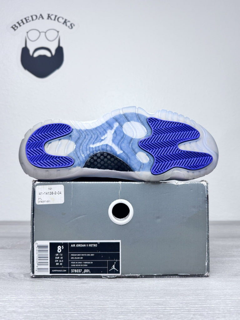 Size 8.5 - Nike Air Jordan 11 Retro Low Concord 528895-153 Preowned Clean