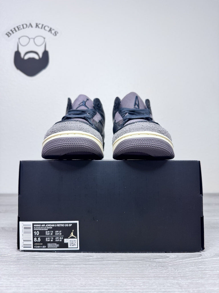 Size 10W/8.5M - A Ma Maniére x Air Jordan 3 Retro While You Were Sleeping NEW DS