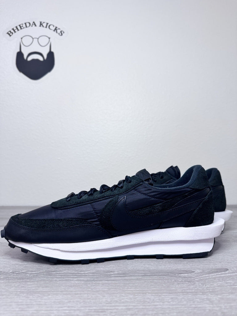 Size 15 - Nike LD Waffle Sacai Black White Nylon Mens BV0073-002 Sneaker OG