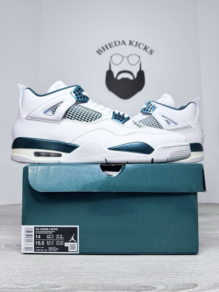 Size 14 - Air Jordan 4 Retro Oxidized Green FQ8138-103 Authentic NEW DS