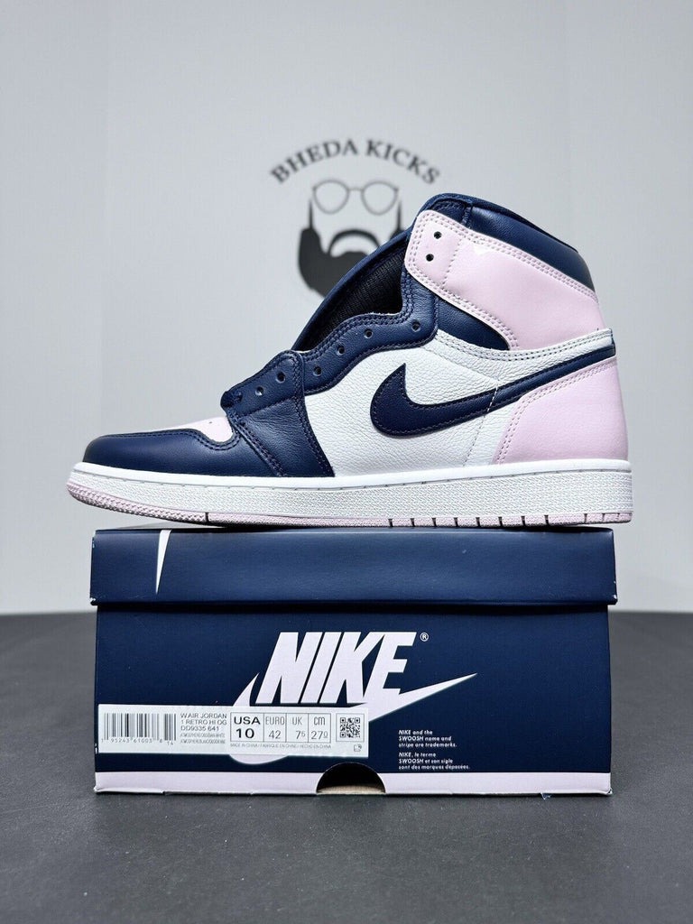 Nike Air Jordan 1 Retro High OG Bubblegum Atmosphere 2021 Women’s Size 10/ 8.5M