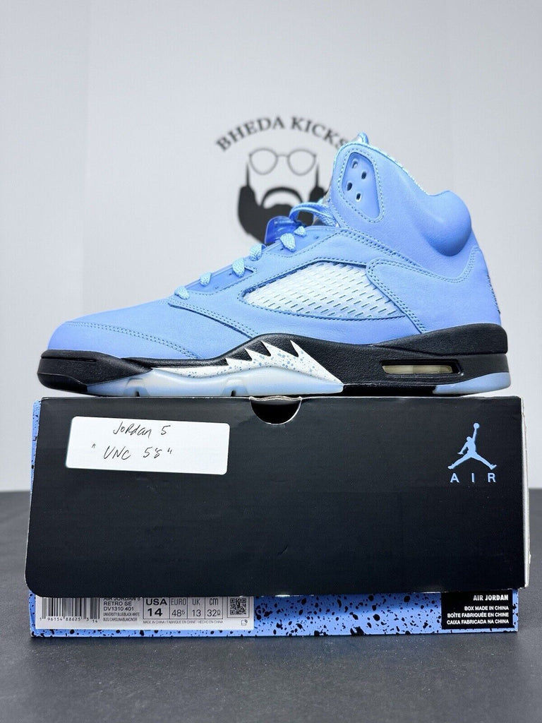 NEW DS Nike Air Jordan 5 Retro SE UNC University Blue DV1310-401 Men’s Size 14